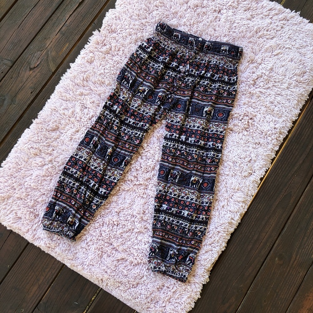 Indian Elephant Harlem Style Pants